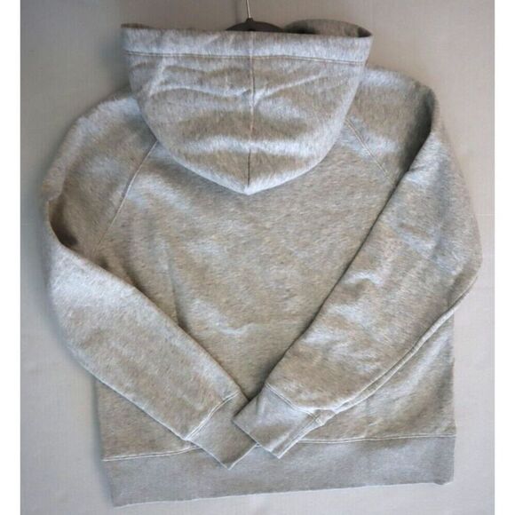 Banana Republic Women's Sz XS Light Gray Heather Soft Fleece Pullover Hoodie - Picture 6 of 8